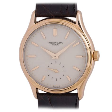 Patek Philippe Rose Gold Wristwatch Ref 3923 